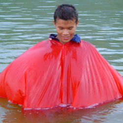 cycling through water