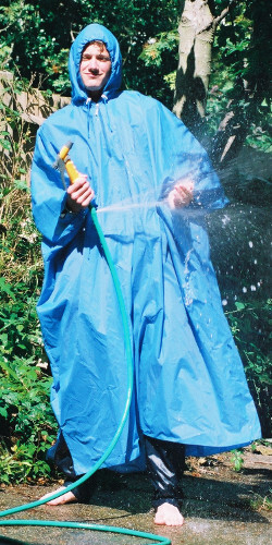 Terylene rain cape test